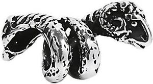 925 Sterling Silber Keltische Gothic Bartperle Und Kettenperle Widder 7126