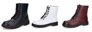 Dockers by Gerli Dámske čižmy Dessert Boots Combat Boots, Farba:White (White), Veľkosť:EUR 38