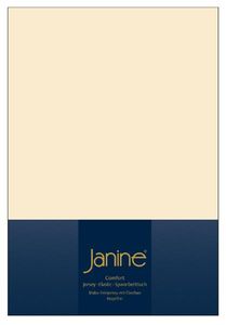 Janine Design Elastic-Jersey Spannbetttuch (für Box-Spring Betten) TOPPER 5001 Farbe leinen Größe 150x200 cm
