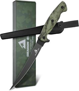 DRAGON RIOT Filetiermesser Fisch 16.5CM Edelstahl Full Tang Outdoor-Messer DRAGON RIOT Filetiermesser Fisch 16.5CM Edelstahl Full Tang Outdoor-Messer