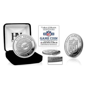 Moneta NFL Miami Dolphins 2022 Game Coin (39 mm), srebrna