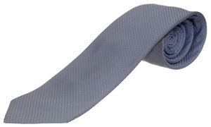 Krawatte Seide 146cm/8cm uni blau einfarbig