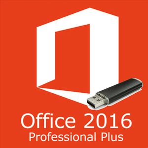 Microsoft Office 2016 Professional Plus Aktivierungsschlüssel 32/64 Bit Key Lizenz PC + Recovery USB-Stick