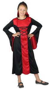 Vampir Kleid für Mädchen, Größe:146/152