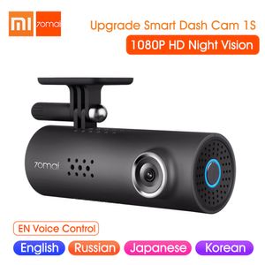 Globální verze Xiaomi 70mai Smart Dash Cam 1 S Car DVR 1080 P HD Night Vision Voice Control WiFi Car Camera Smart Parking Monitor Car Recorder Upgrade Version