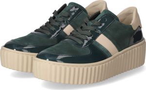 Gabor Damen Low Sneaker Grün Ledermix  Größe: 81/2