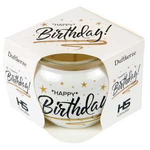 Duftkerzen Sprüche im Glas, lange Brenndauer und angenehmer Duft ( Birthday )