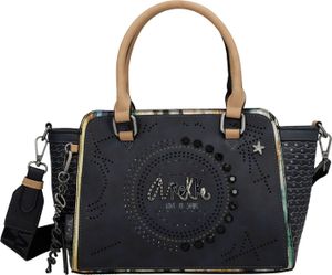 Anekke Handtasche Umhängetasche Hollywood Studio Bowling Bag Navy Blue dunkelblau Anekke Handtasche Umhängetasche Hollywood Studio Bowling Bag Navy Blue dunkelblau