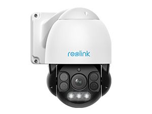 Reolink 4K PTZ PoE Überwachungskamera Aussen mit Spotlight, Personen-/Fahrzeug-/Tiererkennung, 360° Schwenk 90° Neige, 5X Optischem Zoom, Farbnachtsicht, Auto-Tracking, 2-Wege-Audio, Outdoor IP Kamera, RLC-823A