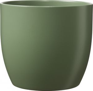 Blumentopf Soendgen Basel Fashion Keramik Ø 16 H 15 cm moosgrün