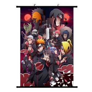 Japanische Anime Naruto Kunstdruck Malerei Scroll Poster für Home Wall Decor -Multicolor M 30x45cm