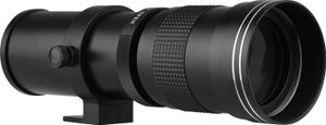 Kamera MF Super Tele-Zoomobjektiv F / 8.3-16 420-800 mm T-Fassung mit universellem 1/4 Gewindeersatz fuer Canon Nikon  Fujifilm Olympus-Kameras