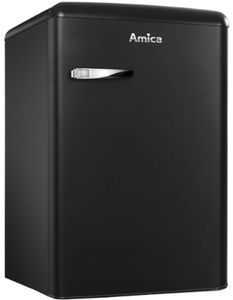 Amica KS 15617 MS Kühlschrank Gefrierfach LED-Beleuchtung black