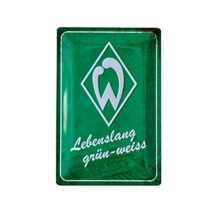 SV Werder Bremen Blechschild Lebenslang