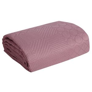 Decke Allzweckdecke Überwurf Tagesdecke BONI 5 rosa pink 170x210 cm rosa pink
