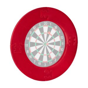 relaxdays Dartboard-Surround R7 rot