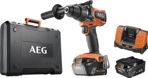 AEG PRO18V Akku-Schlagbohrschrauber BSB18BL2-602K (Leerlaufdrehzahl 2000 U/min, Max. Drehmoment 141 Nm, Max. Bohr Ø in Holz|Stahl|Beton 100|13|20 mm,