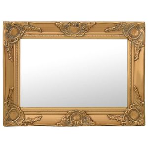 vidaXL Nástěnné zrcadlo v barokním stylu 60x40 cm zlaté