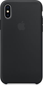Apple iPhone X Silikon Case, schwarz