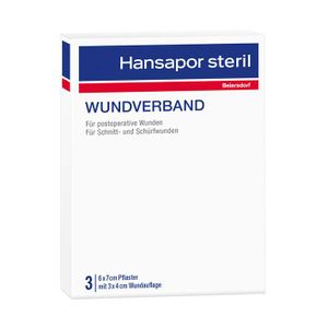 BSN Hansapor steril Wundverband, 6 x 7 cm 25 Stück 25 Stück1 Packung