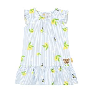 STEIFF® Baby Mädchen Kleid Zitronen, Größe:86, Präzise Farbe:Blau