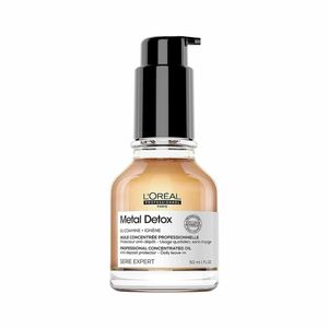 L´Oréal Professionnel Série Expert Metal Detox Professional Concentrated Oil Haaröl für Glanz und Schutz des gefärbten Haars 50 ml