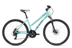 Hybrid Fahrrad Dame CTM 28" - MAXIMA 3.0 - Tiffany (Große M)