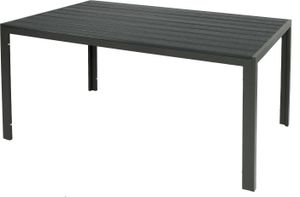 XL Non-Wood Gartentisch Outdoortisch Aluminium Anthrazit / Grau 180x90cm XL Non-Wood Gartentisch Outdoortisch Aluminium Anthrazit / Grau 180x90cm