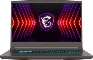 Thin 15 B12UC-1437, herní notebook šedé barvy, Intel® Core™ i5-12450H, NVIDIA GeForce RTX 3050, 16 GB, 512 GB SSD, Windows 11 Home 64bitový