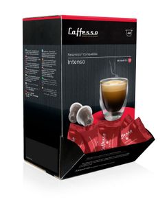 Caffesso Intenso 60ks - 100% kompatibilné kapsuly do kávovarov Nespresso, DeLonghi a Krups