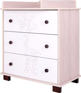 Drewex Kinderkommode Giraffe natur