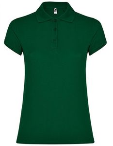 Damen Star Woman Poloshirt, Piqué - Farbe: Bottle Green 56 - Größe: M