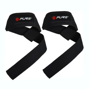 LUXTRI Zughilfen 60 cm 2 Stück für Kreuzheben, Krafttraining und Bodybuilding Gym Lifting Straps Fitness Weightlifting