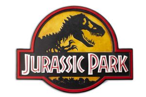 Jurassic Park Metall Logo Schild Merchandise