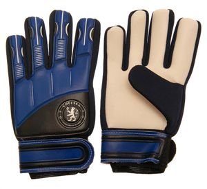 Chelsea FC - Dětské brankářské rukavice "Delta" TA10316 (67 mm - 73 mm) (královská modrá/černá)
