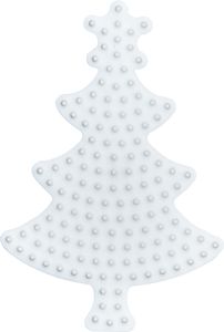 Hama Stiftplatte "Weihnachtsbaum" weiß  für Bügelperlen midi