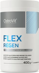 OstroVit | Flex Regen | Kolagen + glukosamin, chondroitin, MSM, kyselina hyaluronová Jahoda a kiwi