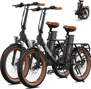 Onesport 20 Zoll Elektrofahrrad Pedelec,E-Klapprad 48V/17Ah,250W Motor,25km/h(2 Stück)