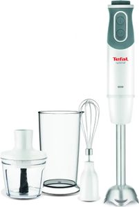 TEFAL | Optichef 3-in-1 HB643138 | Standmixer | Stabmixer | 800 W | Geschwindigkeitsstufen 20 | Turbomodus | Zerkleinerer | Weiß/Grau