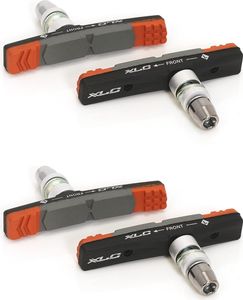 XLC V-Brake Bremsschuhe BS-V09 4er Set, 70mm, 3-farbig