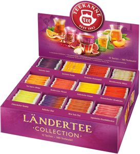Teekanne Ländertee Collection 180er Früchtetee einzeln verpackt