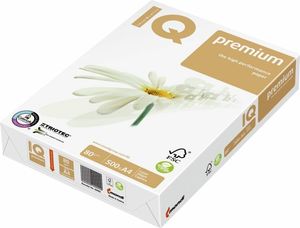 Kopierpapier IQ premium TrioTec A4 80g/qm weiß VE=5x500 Blatt Kopierpapier IQ premium TrioTec A4 80g/qm weiß VE=5x500 Blatt