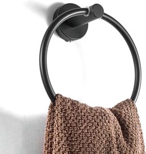 Handtuchring, Badezimmer-Hardware-Zubehör, wandmontierter Handtuchring, einfacher runder Handtuchhalter aus Edelstahl, für Bad und Küche