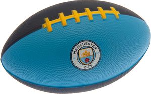 Manchester City FC -  Schaumstoff American Football Mini TA11022 (Einheitsgröße) (Marineblau/Himmelblau)