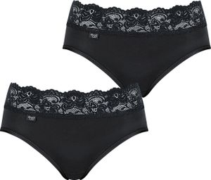 sloggi Midi-slip panty-s shorts Romance BLACK 38