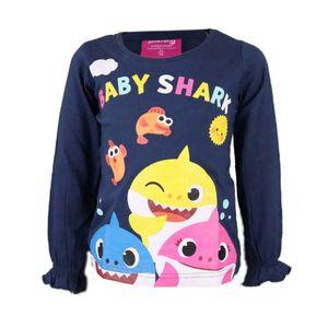 Baby Shark Hai Kinder Baby Langarmshirt – Blau / 116