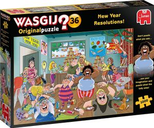 JUMBO 25000 Wasgij Original 36 Neujahres Vorsätze 1000 Teile Puzzle