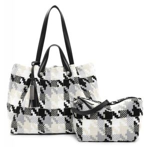 SURI FREY Schultertasche July City Shopper Black Kombi mehrfarbig