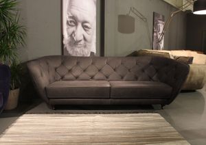 KAWOLA Sofa Leder braun verschiedene Größen ASPEN 4-Sitzer