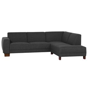 Max Winzer Blackpool Sofa 2,5-Sitzer links mit Ecksofa rechts - Farbe: schwarz - Maße: 248 cm x 188 cm x 75 cm; 24981-263-1645240-F07